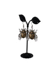 Steampunk Beetle Earrings