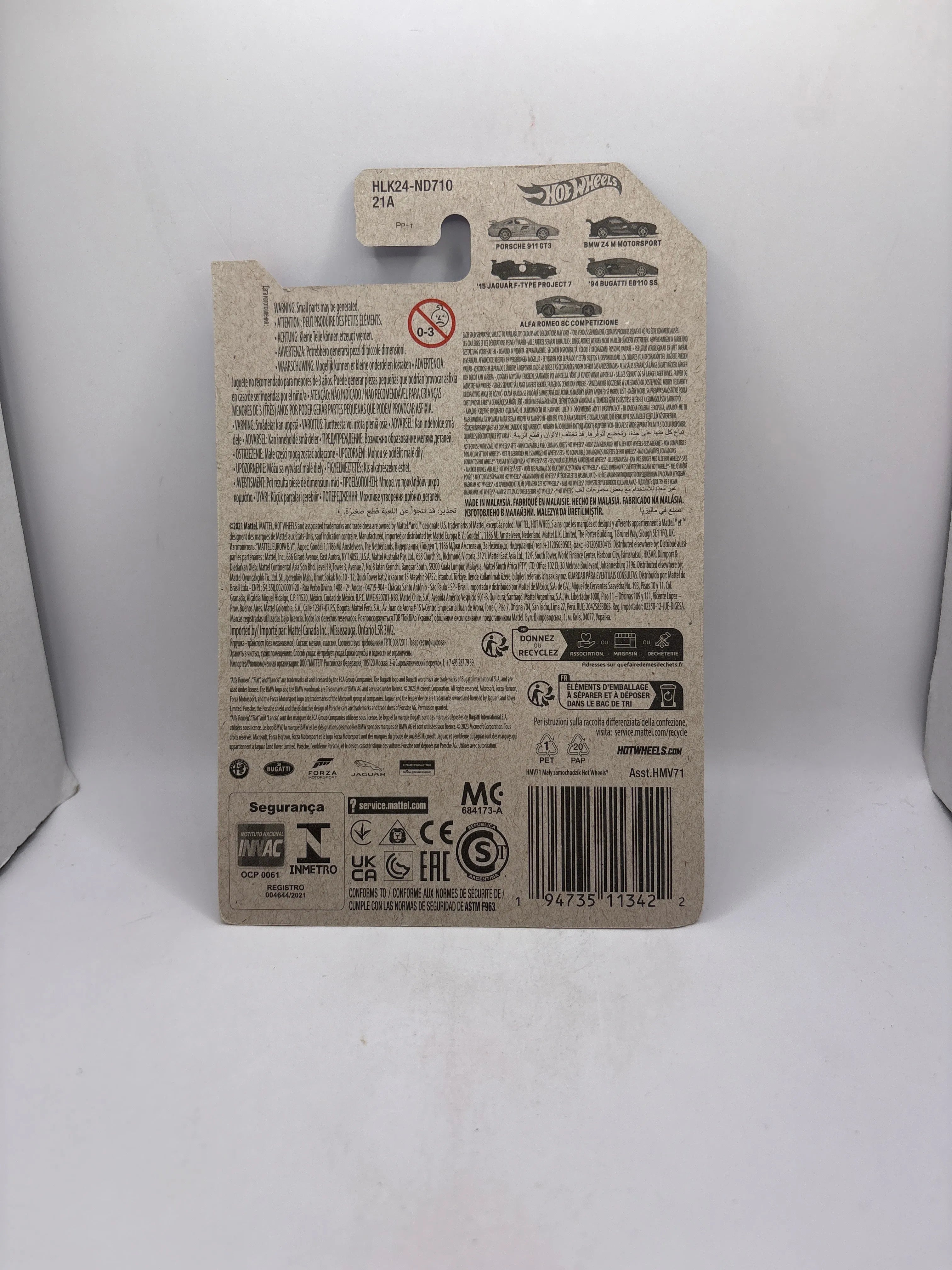 Hot Wheels Alfa Romeo 8C Competizione Diecast