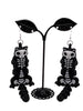 Raccoon Skeleton Earrings