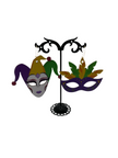 Mardi Gras earrings