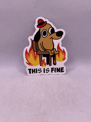 This Is Fine Sticker