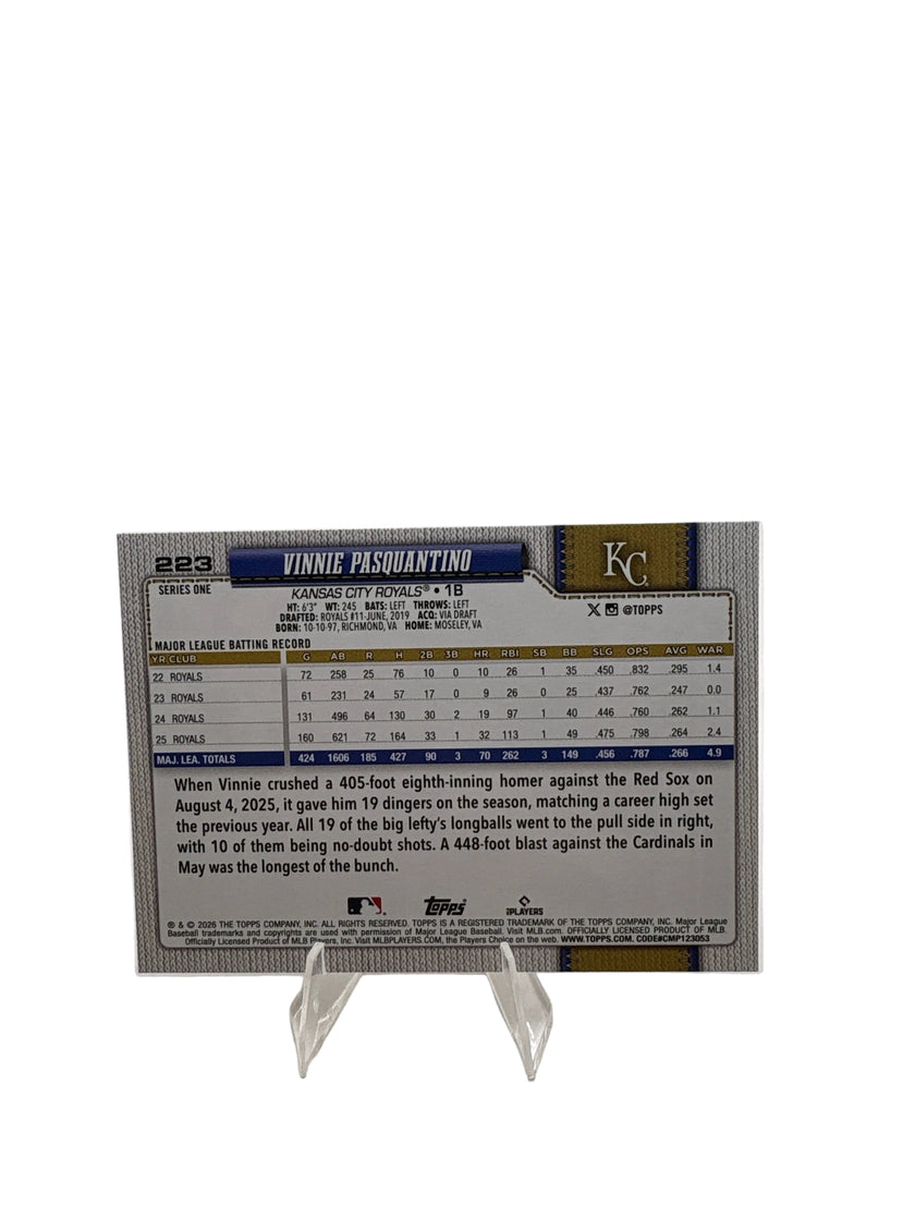 Topps Vinnie Pasquantino