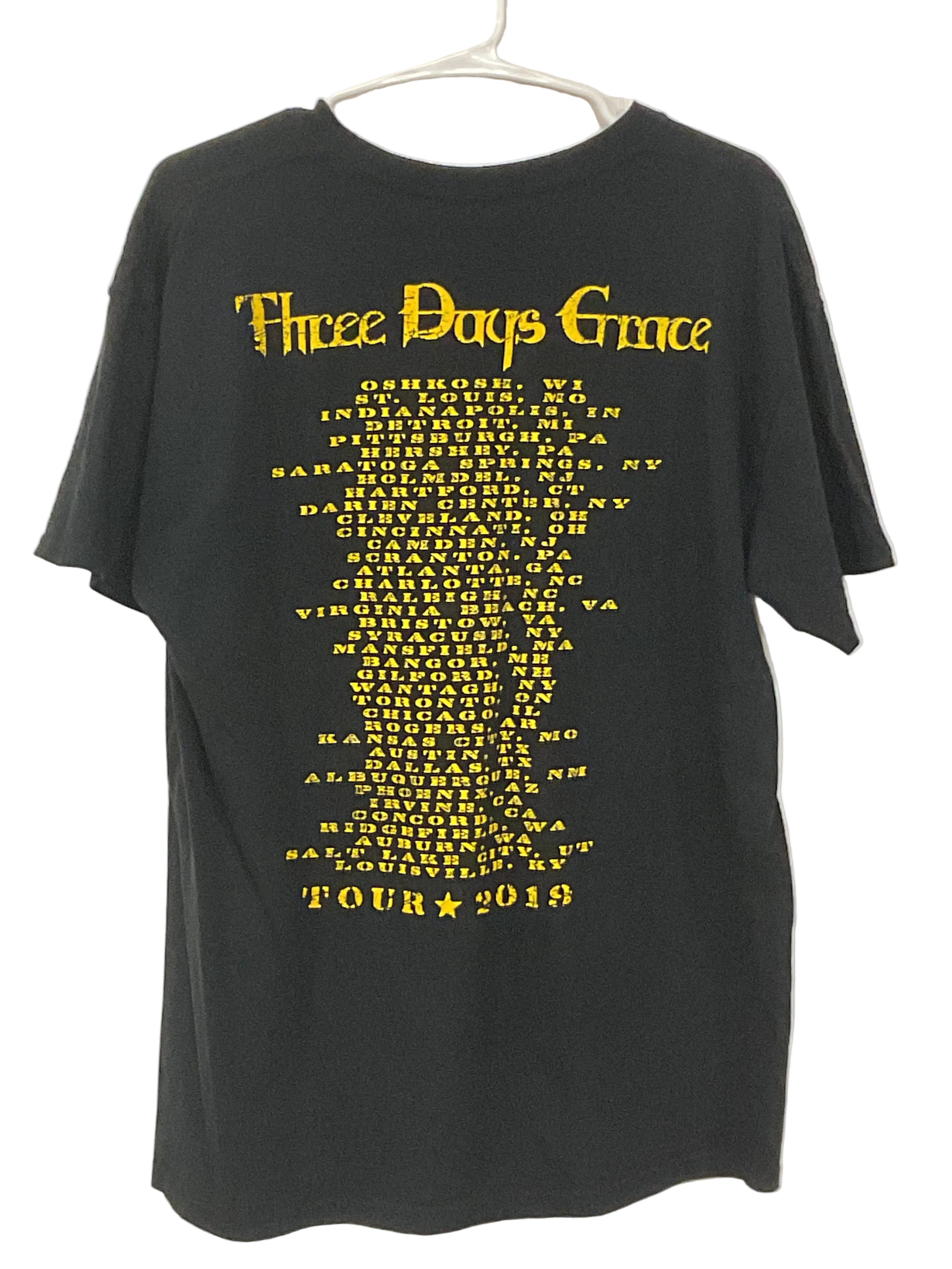 Three Days Grace Concert Shirt