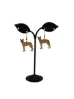 Golden Dog Earrings