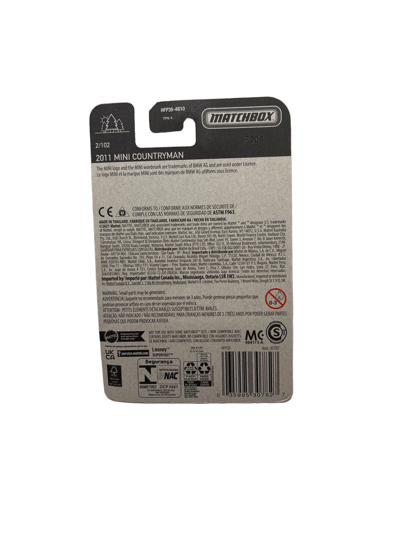 Caja de cerillas 2011 Mini Countryman