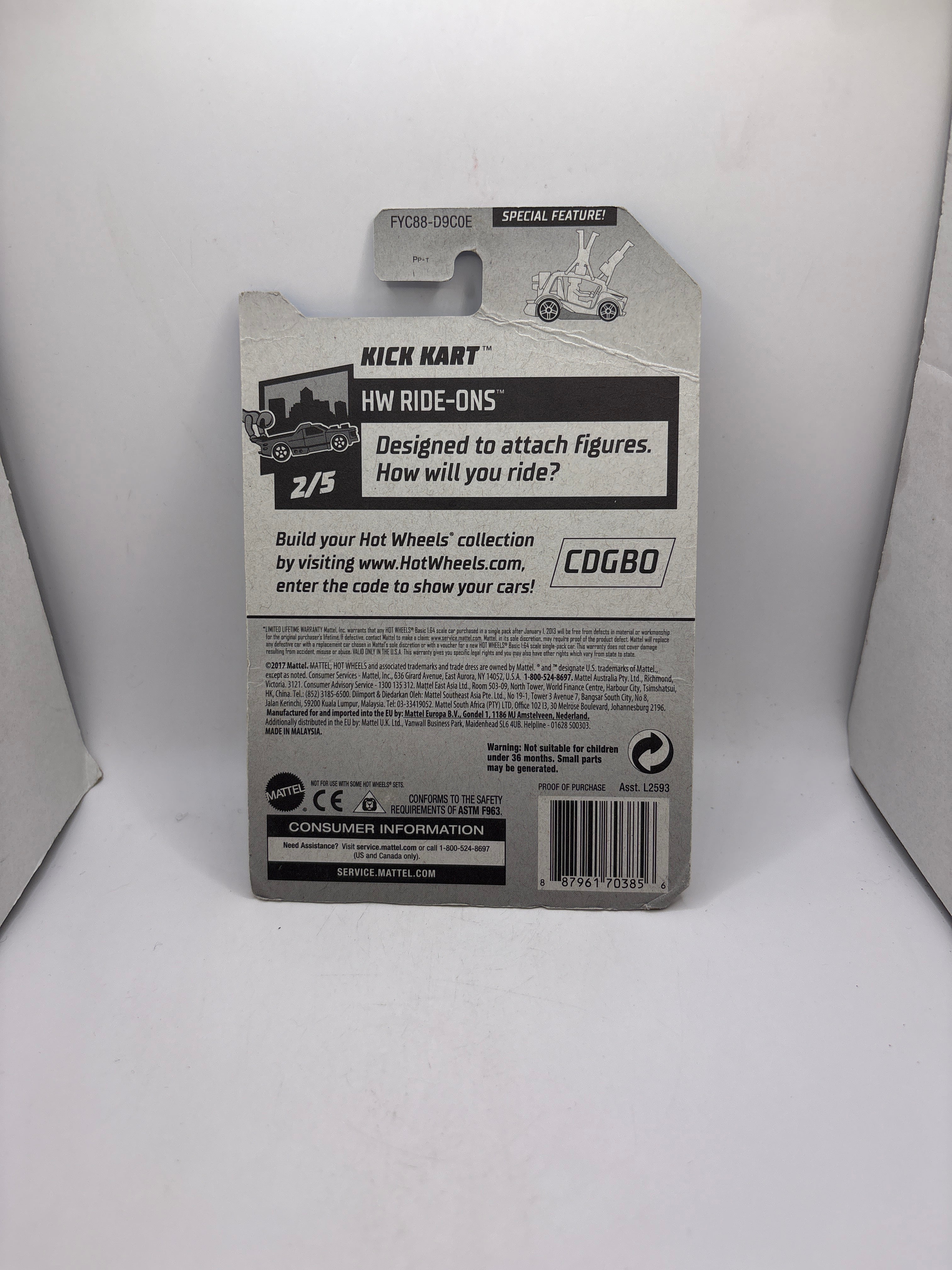 Hot Wheels Kick Kart Diecast