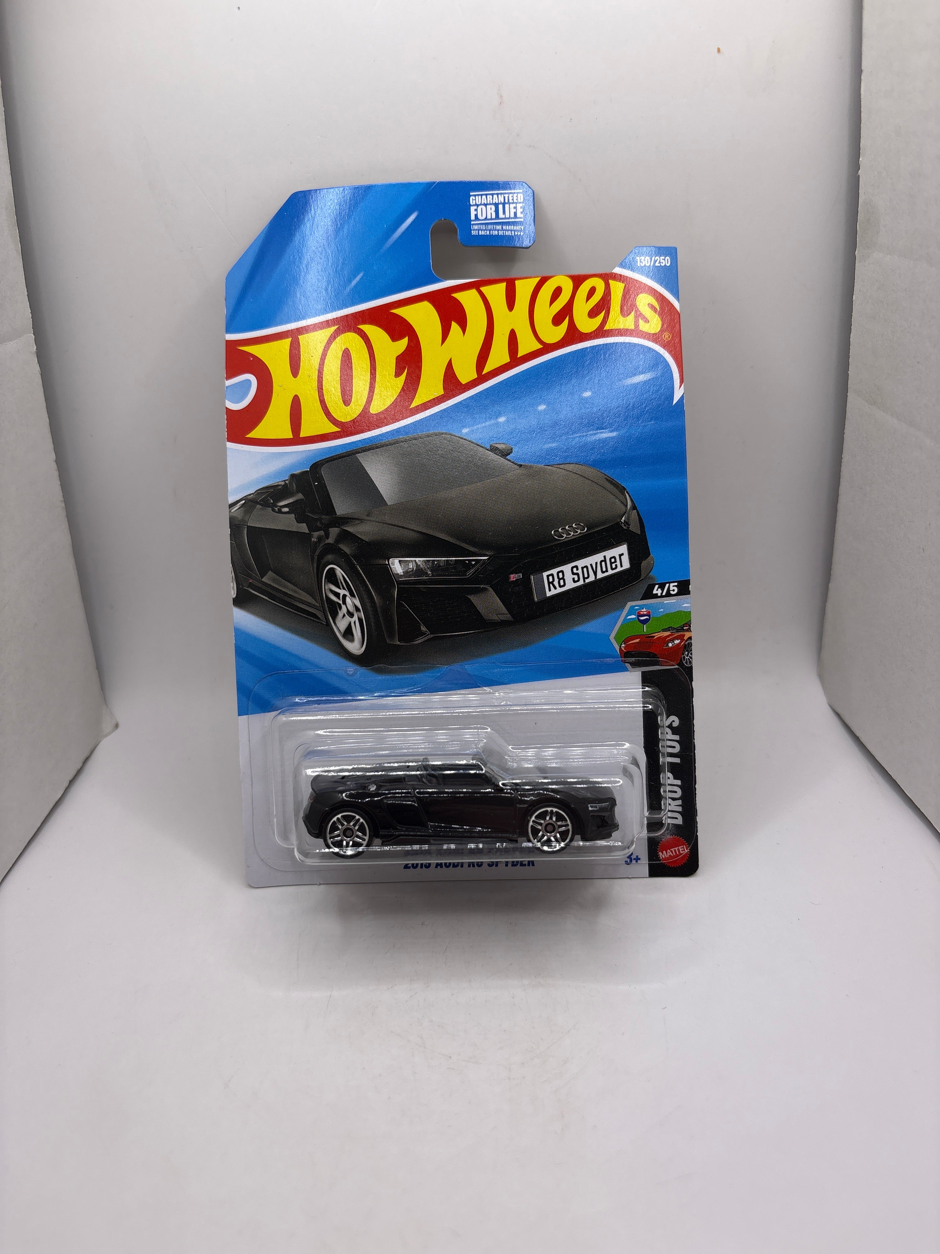 Hot Wheels 2019 Audi R8 Spyder Diecast black