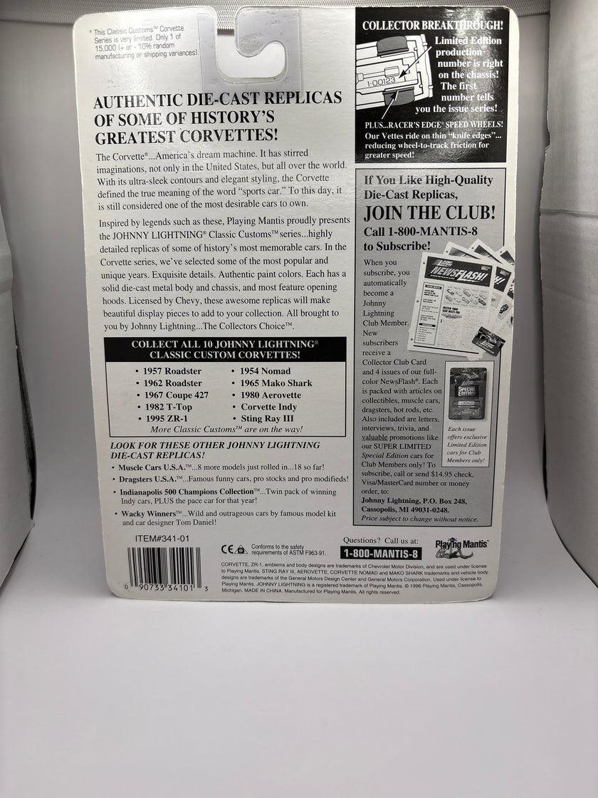 Johnny Lightning 1962 Corvette Roadster Corvette Indy Diecast