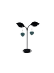 Turquoise heart earrings