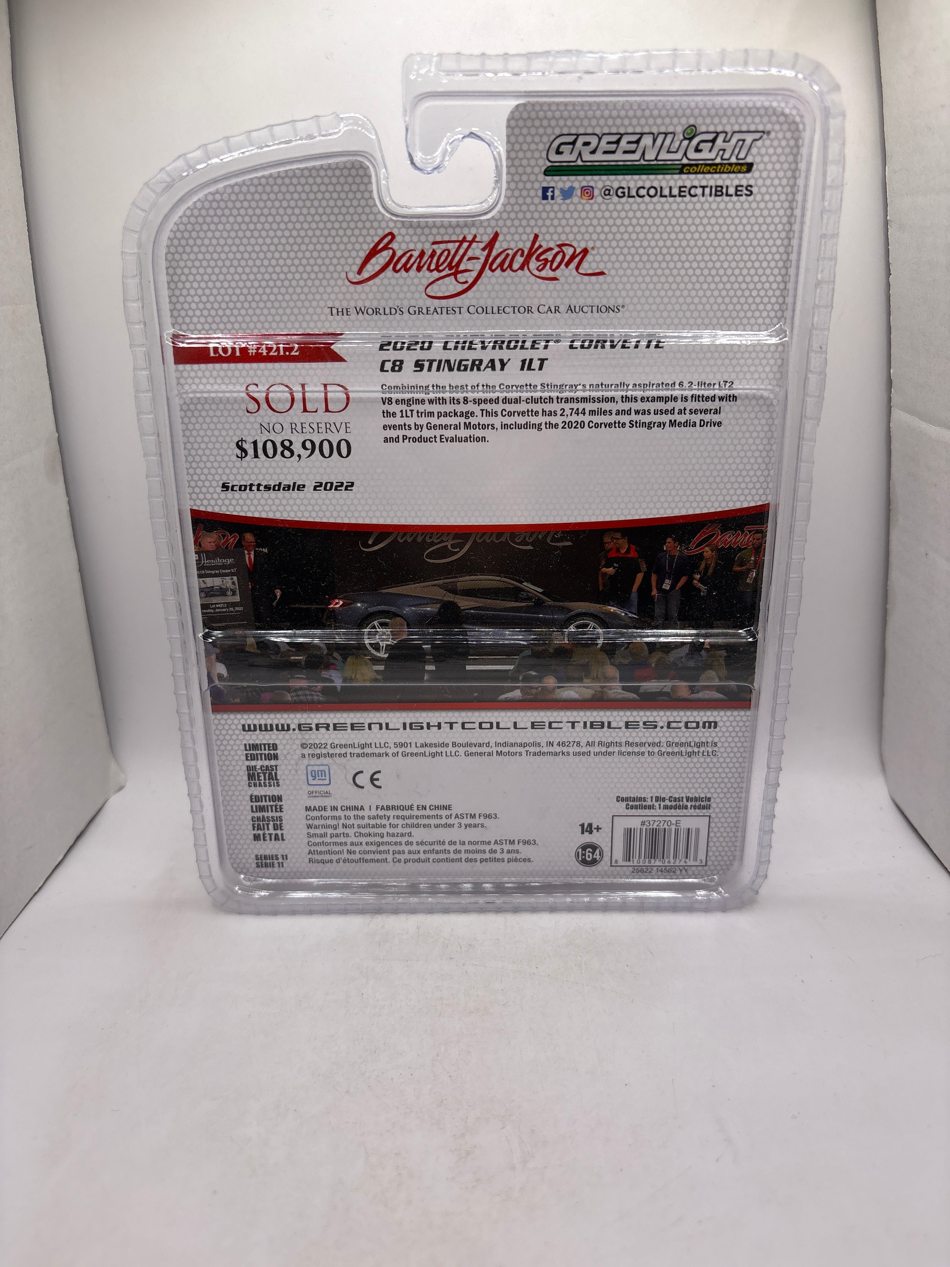 Greenlight 2020 Chevrolet Corvette C8 Stingray 1LT Diecast