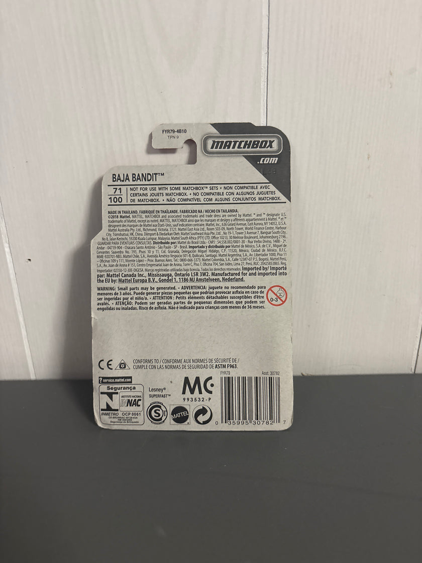 Matchbox Baja Bandit Diecast