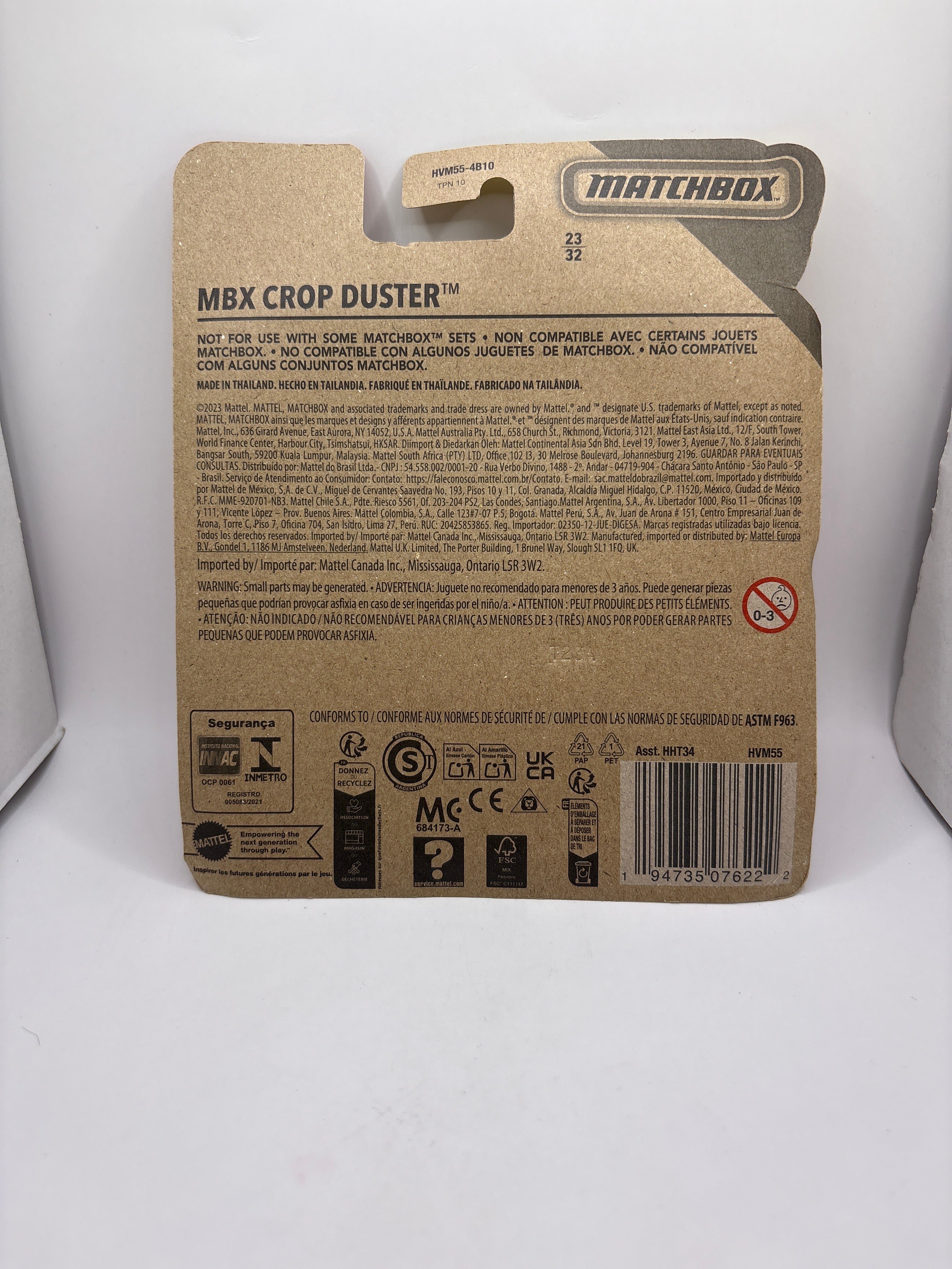 Matchbox MBX Crop Duster Diecast