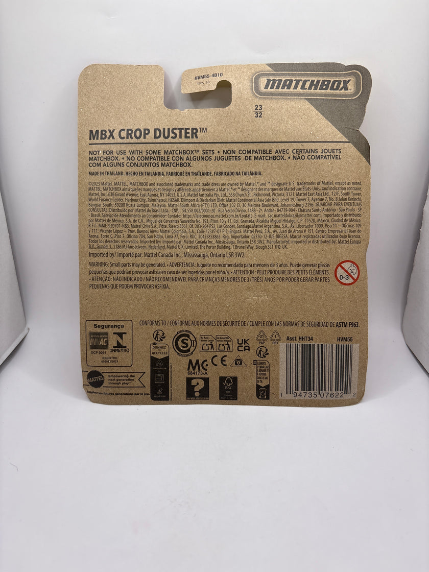 Matchbox MBX Crop Duster Diecast