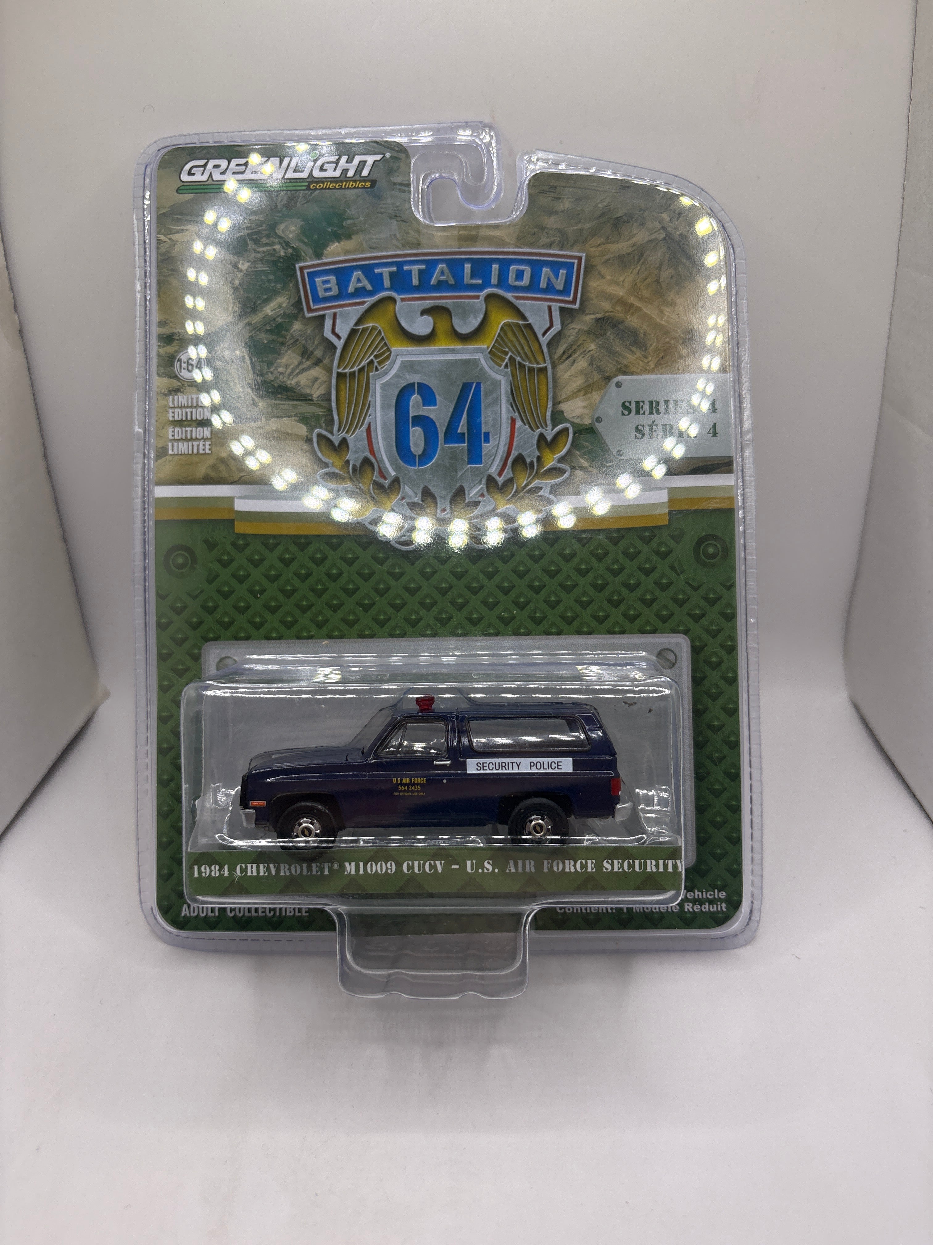 Greenlight 1984 Chevrolet M1009 CUCV-U.S. Air Force Security Diecast