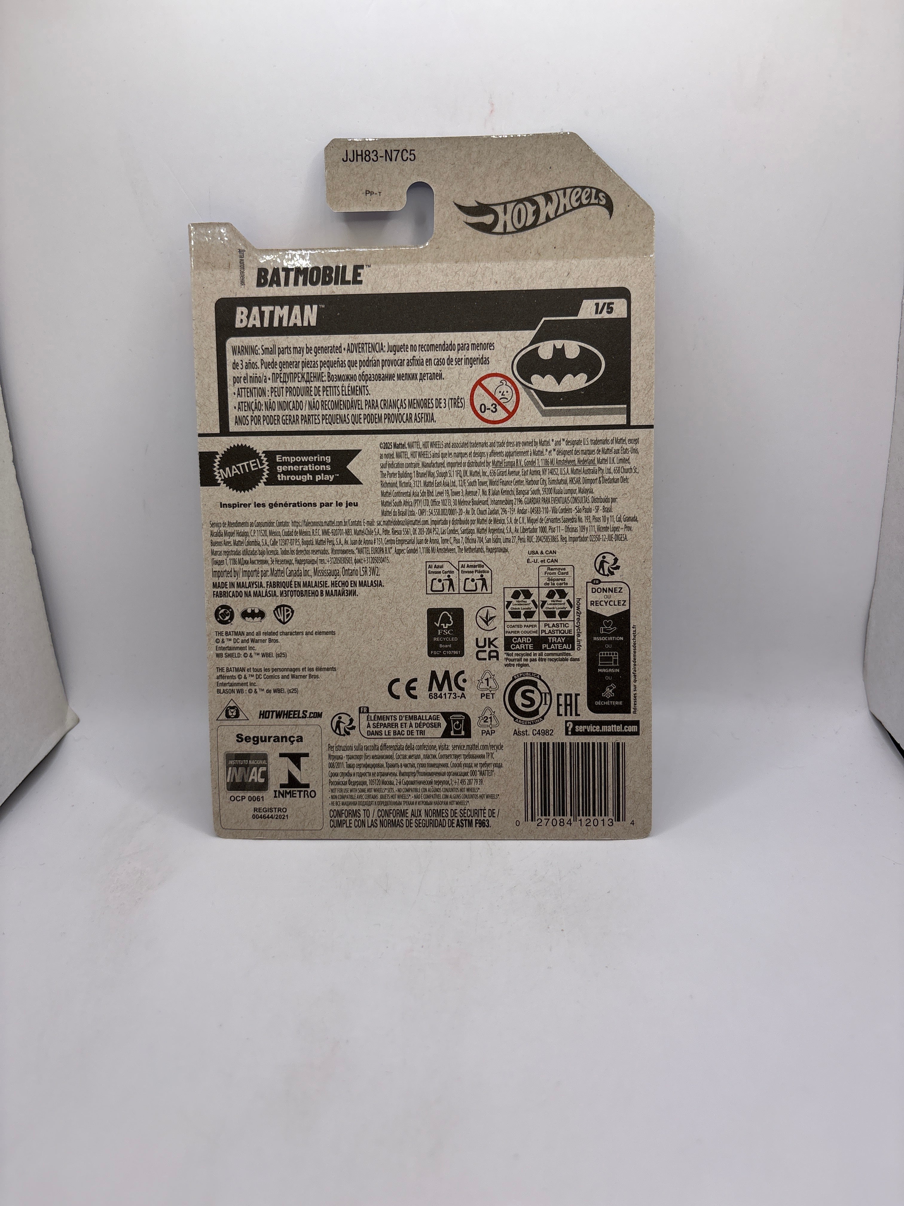 Hot Wheels Batmobile Diecast