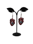 HUMAN HEART EARRINGS