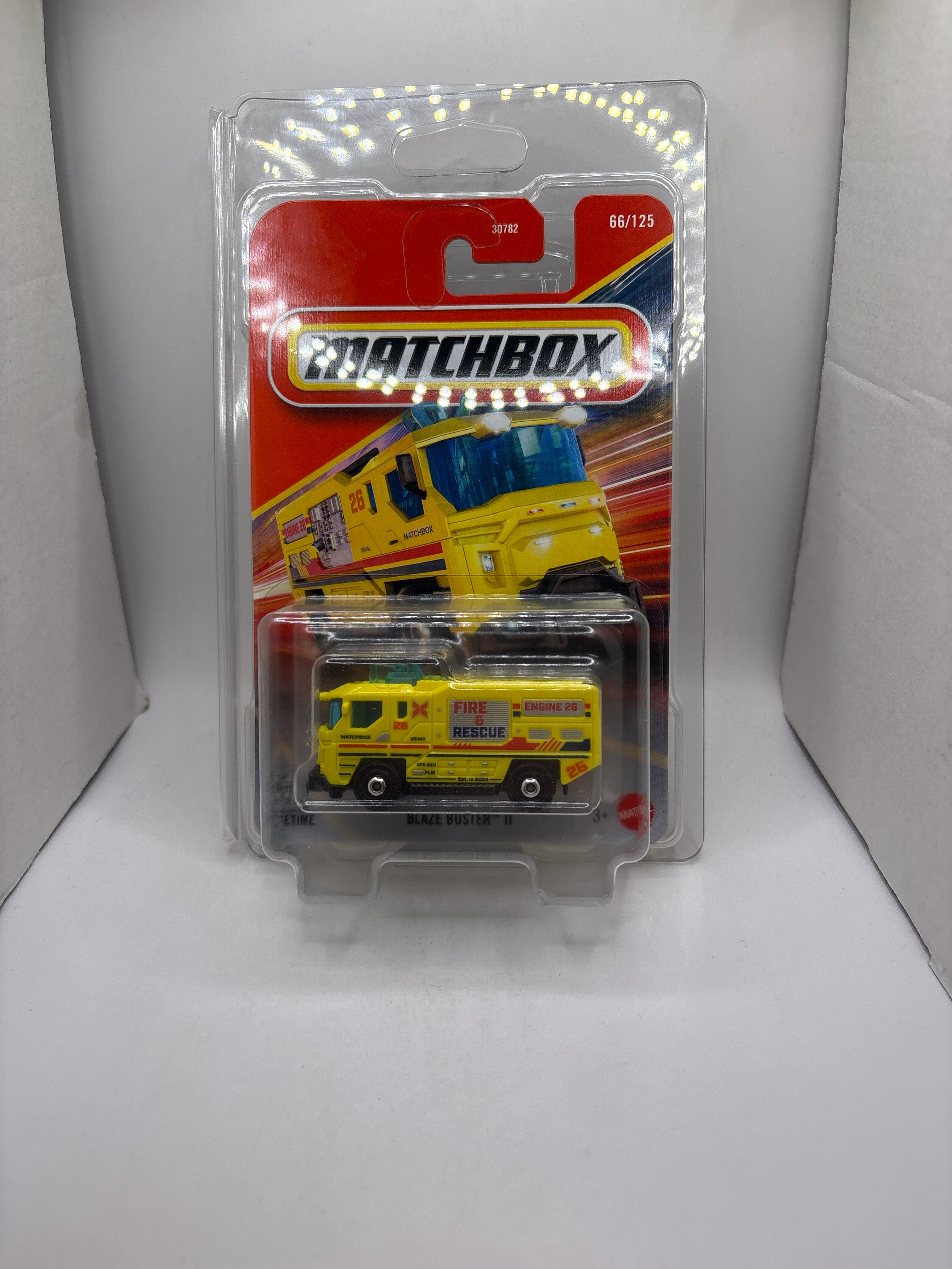 Matchbox Blaze Buster II Diecast yellow
