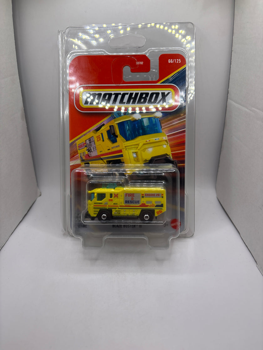 Matchbox Blaze Buster II Diecast yellow