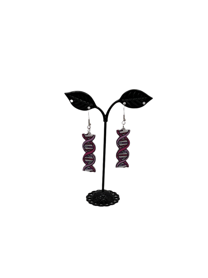 DNA Strand Earrings