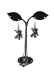 Voo Doo Doll Earrings and Necklace Set