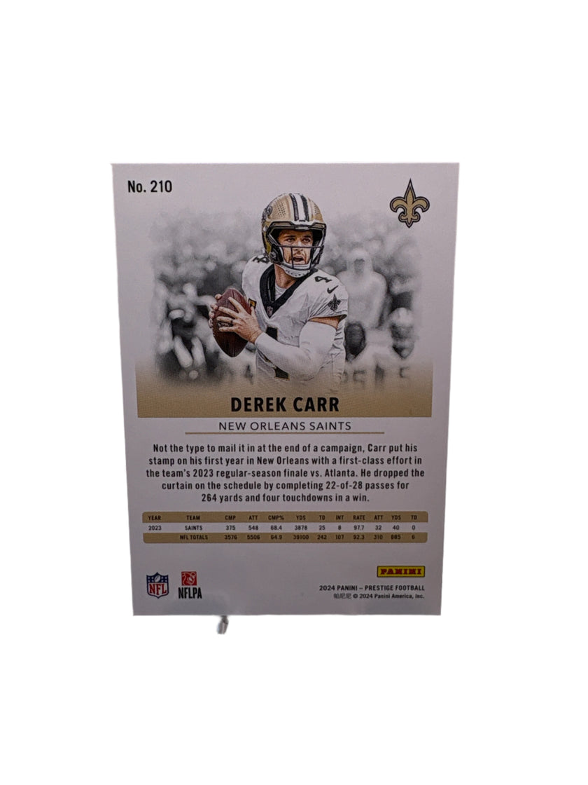Panini Prestige Derek Carr