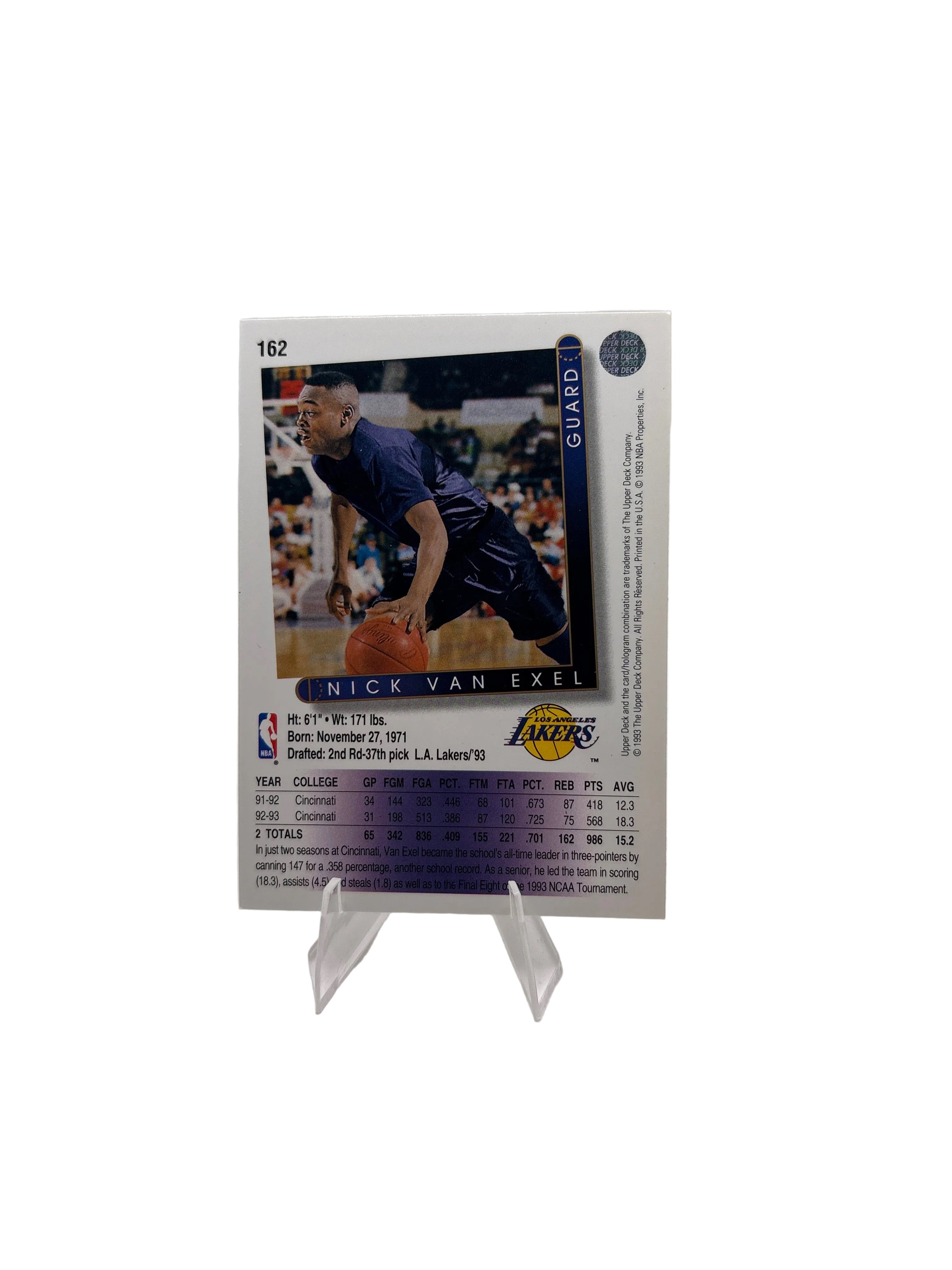 Upper Deck Nick Van Exel