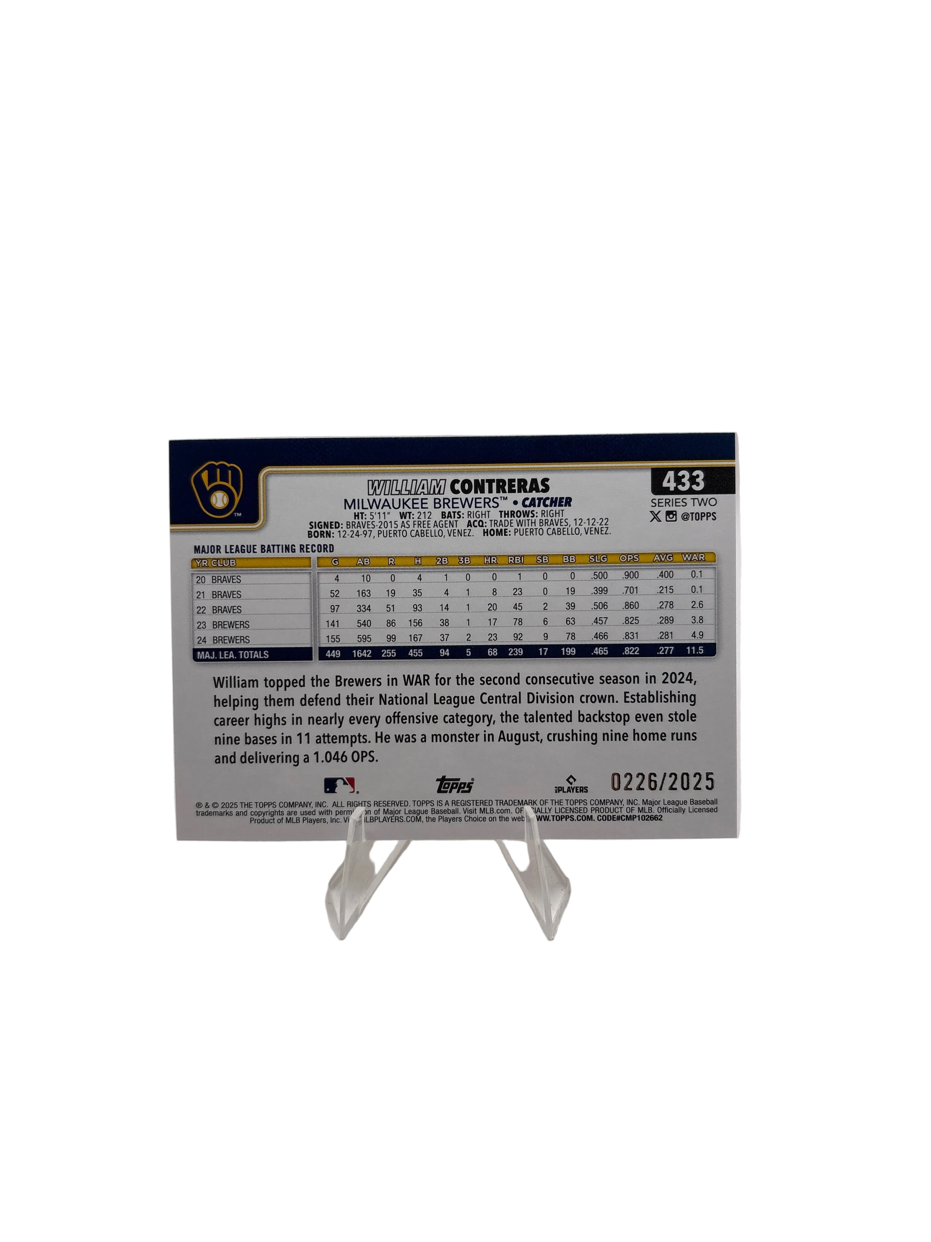 Topps William Contreras