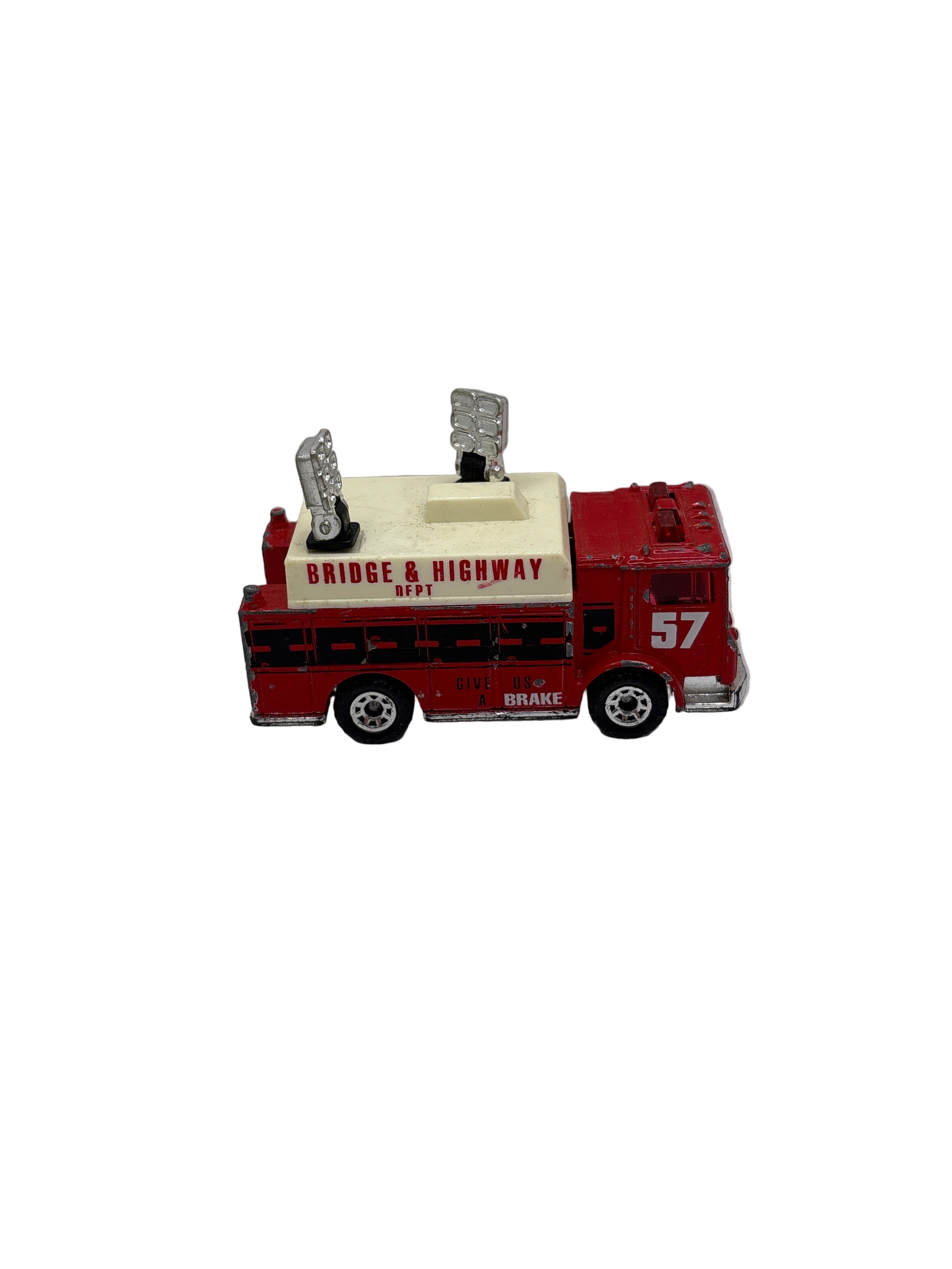Matchbox Mack Auxiliary Power Truck Diecast red