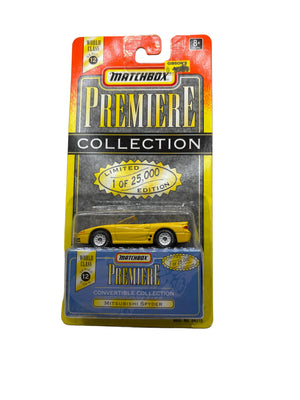 Matchbox Mitsubishi Spyder Diecast yellow