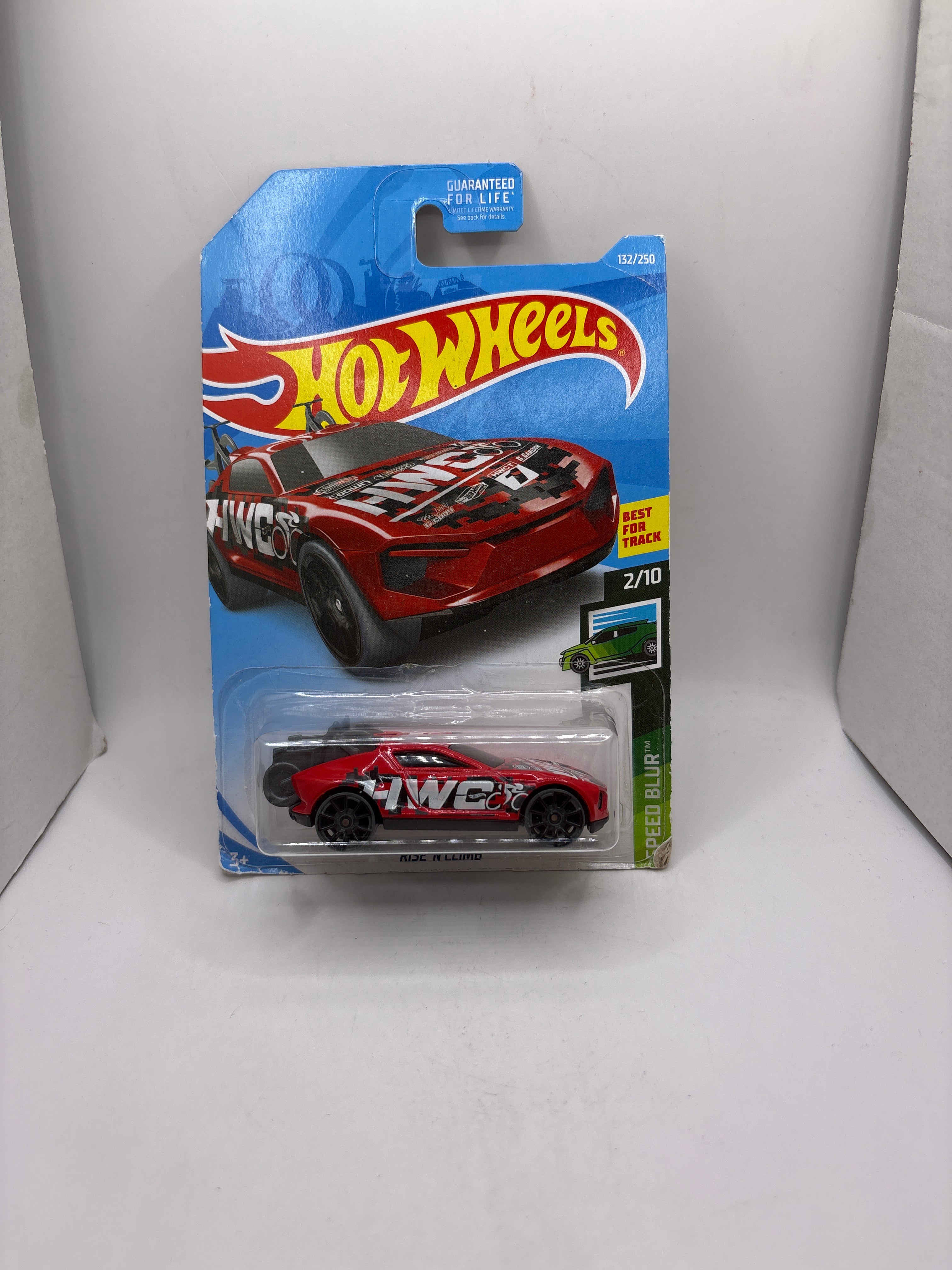 Hot Wheels Rise N Climb Diecast red