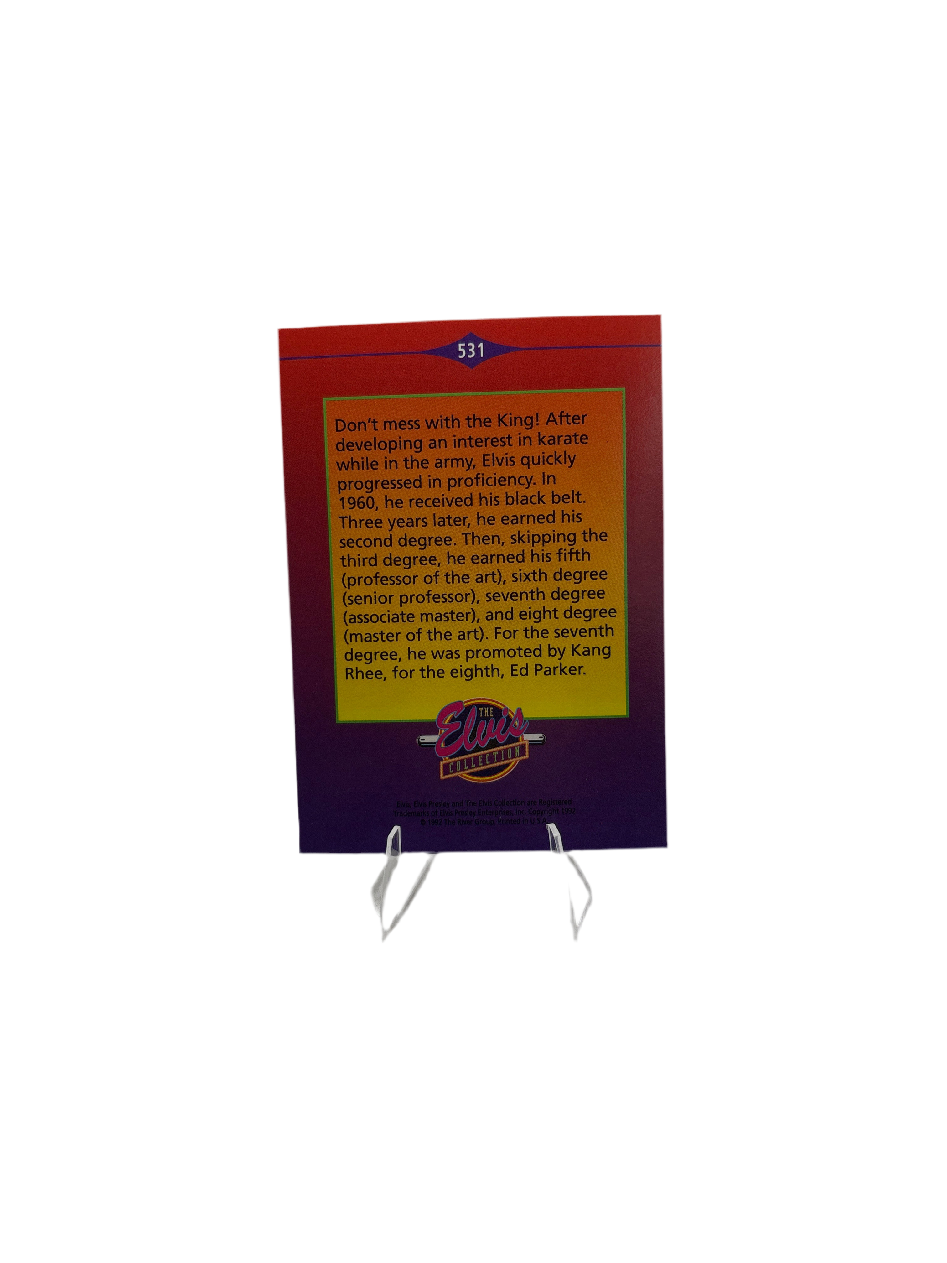 Elvis Presley Trading Card