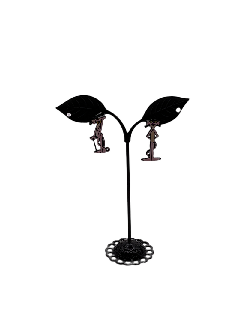 Pink Panther Earrings