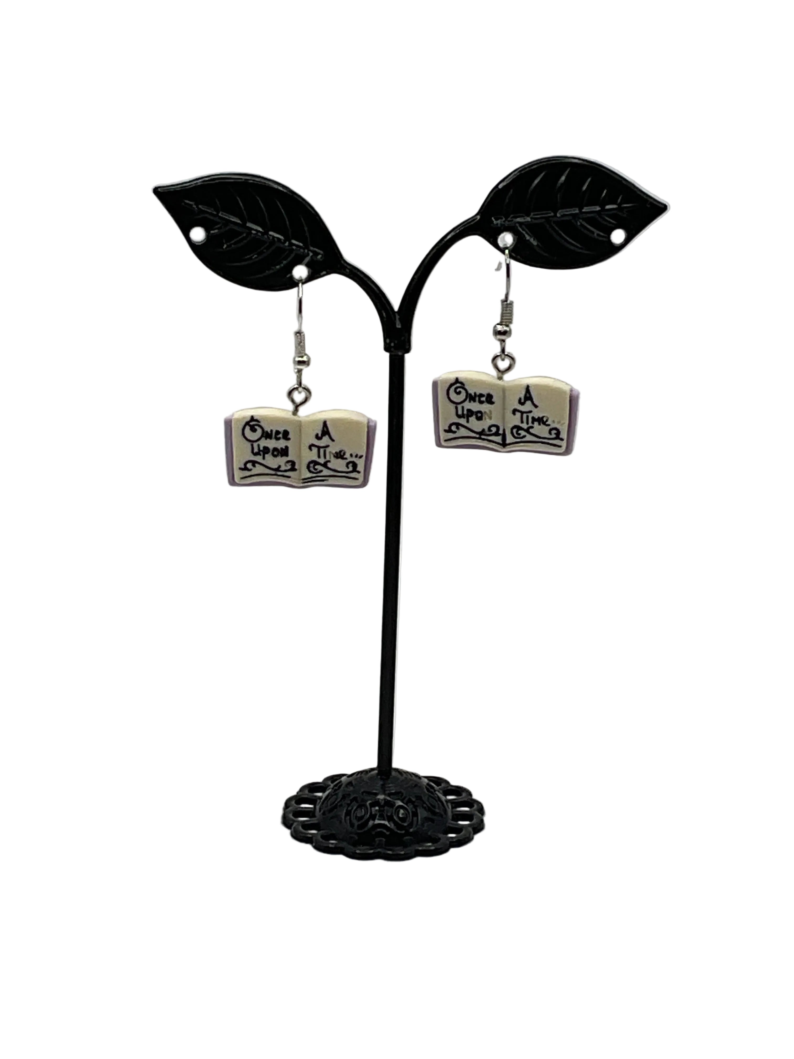 Once Upon A Time Book Earrings