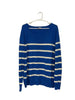 Blue and White Striped Sweater