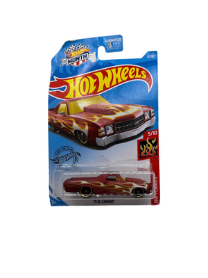 Hot Wheels 71 El Camino Diecast red