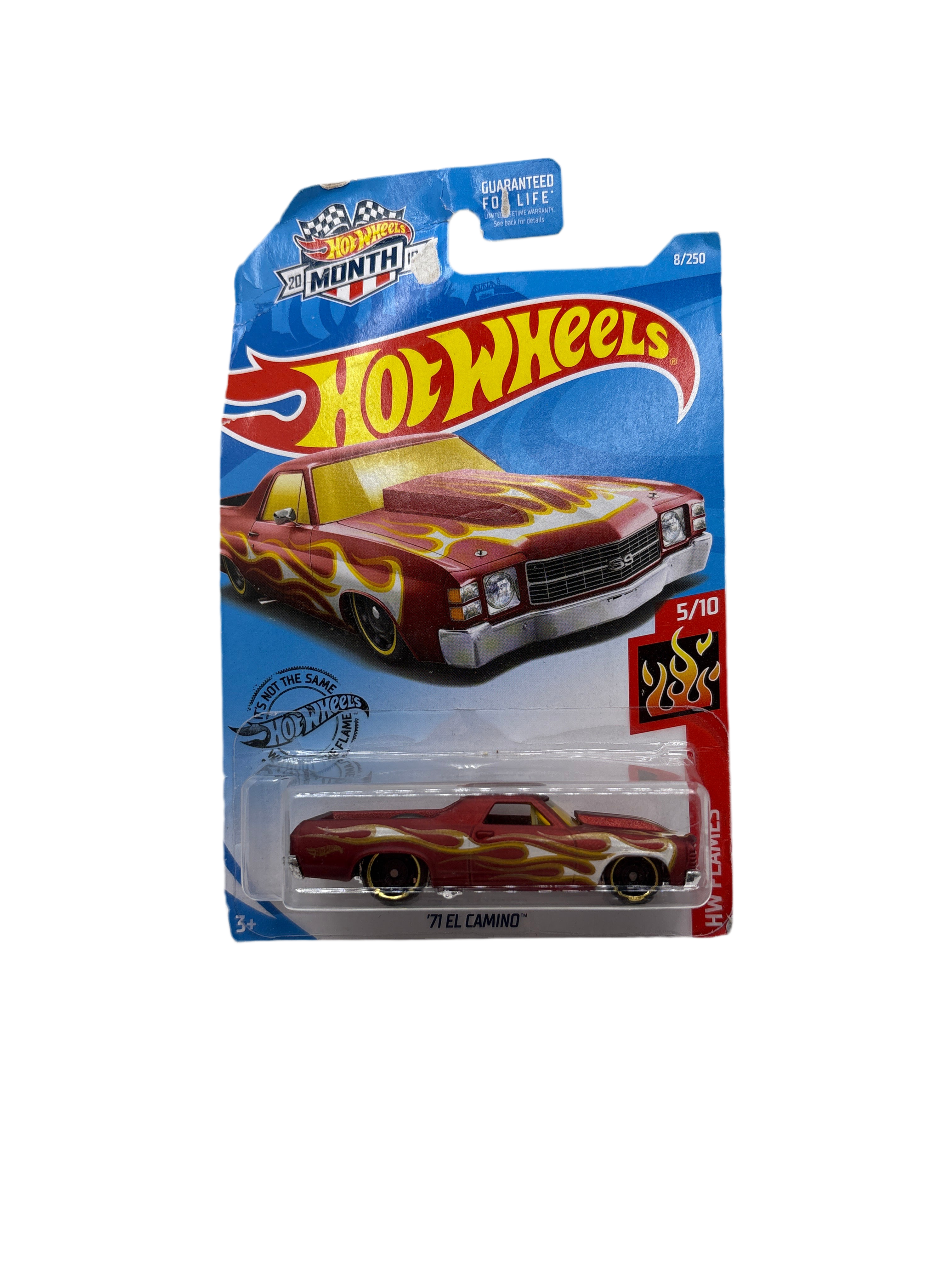 Hot Wheels 71 El Camino Diecast red