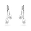 Pearl Diamond Dangles