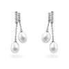 Pearl Diamond Dangles