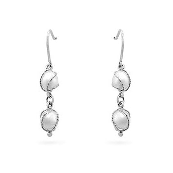 White Gold Pearl Drops