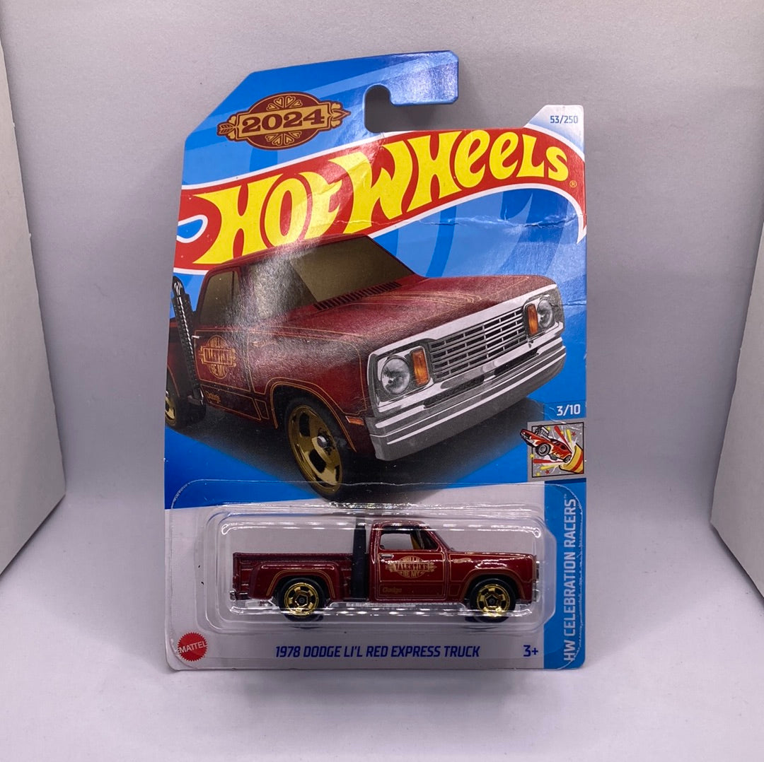 Hot Wheels 1978 Dodge Lil Red Express Truck Diecast