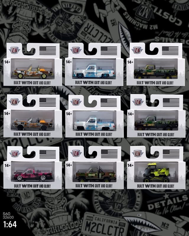 M2 Detroit Muscle Case Diecast
