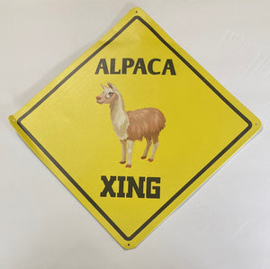 Alpaca Xing Sign