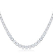 Graduated Cubic Zirconia Necklace