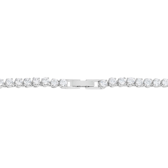 Graduated Cubic Zirconia Necklace