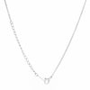 Arianna Rhodium Stainless Steel Arrow Necklace