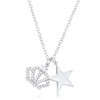 Vanessa Crown & Star Charm 0.4 ct Pendant