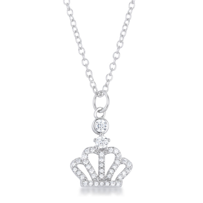 Tabitha 0.5 ct Crown Pendant