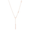 Stainless Steel Rose Goldtone LOVE Necklace