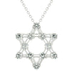 Cubic Zirconia Star Of David Pendant