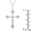 Brilliant Cubic Zirconia Cross Pendant